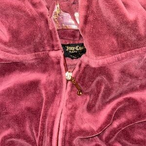 Juicy Couture Women's Plush Mauve Teddy Jacket